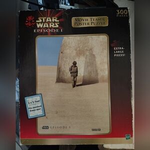 Star Wars Episode 1 Movie Teaser 300 Piece Puzzle 2'x3' Hasbro XL 1999